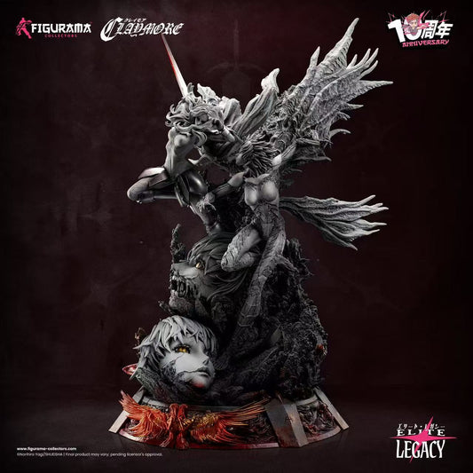 [Warehouse in Stock] Figurama Collectors - Statue - Claymore: Teresa vs. Priscilla Elite Exclusive 10th Anniversary Edition 1/6 Statue (Licensed) Black and White Edition