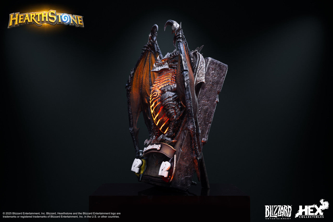 [Pre-Order Closed] HEX Collectibles & BLIZZARD ENTERTAINMENT - Statue - Deathwing card art statue HEXFRAME05 (Licensed)