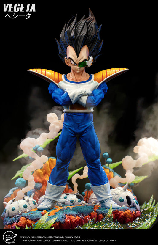 [Warehouse in Stock] White Hole Studio - Statue - Dragon Ball Proud Saiyan Prince Shoulder Armor Battle Suit Vegeta