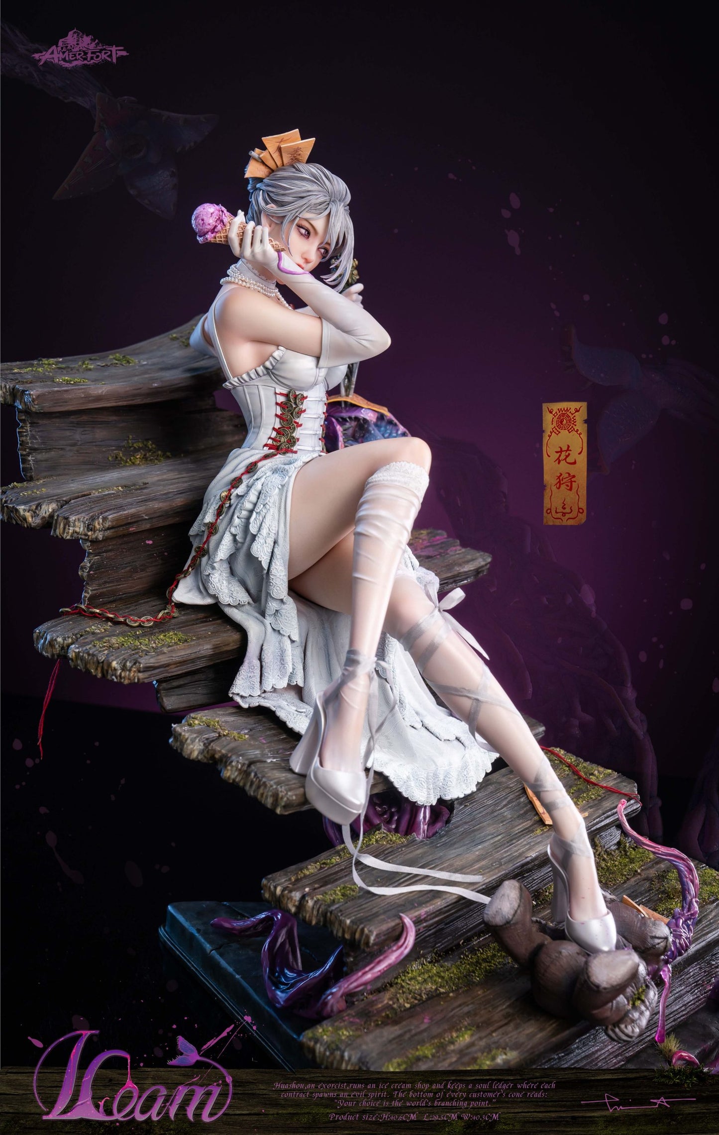 [Pre-Order Closed] PIJI Studio - Statue - Original - AmerFort Artist × LouLL_Aroll Collaboration Series - Hua Shou AFYC-HS13 (Licensed)