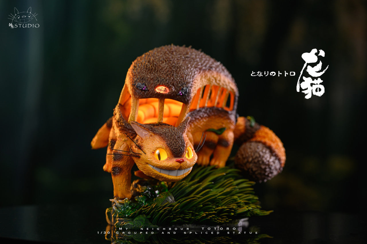 [Warehouse in Stock] Shen Yin Studio - Statue - My Neighbor Totoro - Cat Bus & Totoro First encounter & Totoro Midsummer Night's Memories with LED