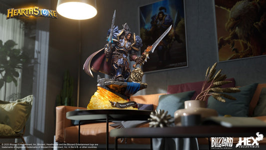[Pre-Order Closed] HEX Collectibles × Blizzard Hearthstone® - Varian Wrynn with LED (Licensed)