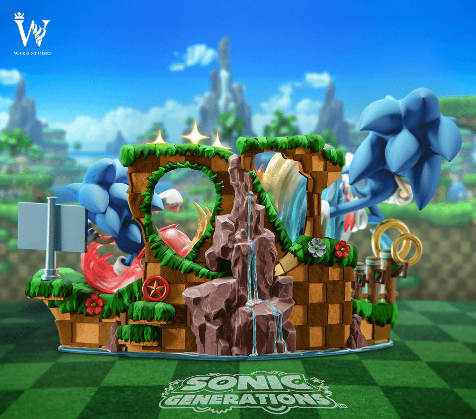 [Warehouse in Stock] Wake Studio - Statue - Super Sonic - Speed Sonic