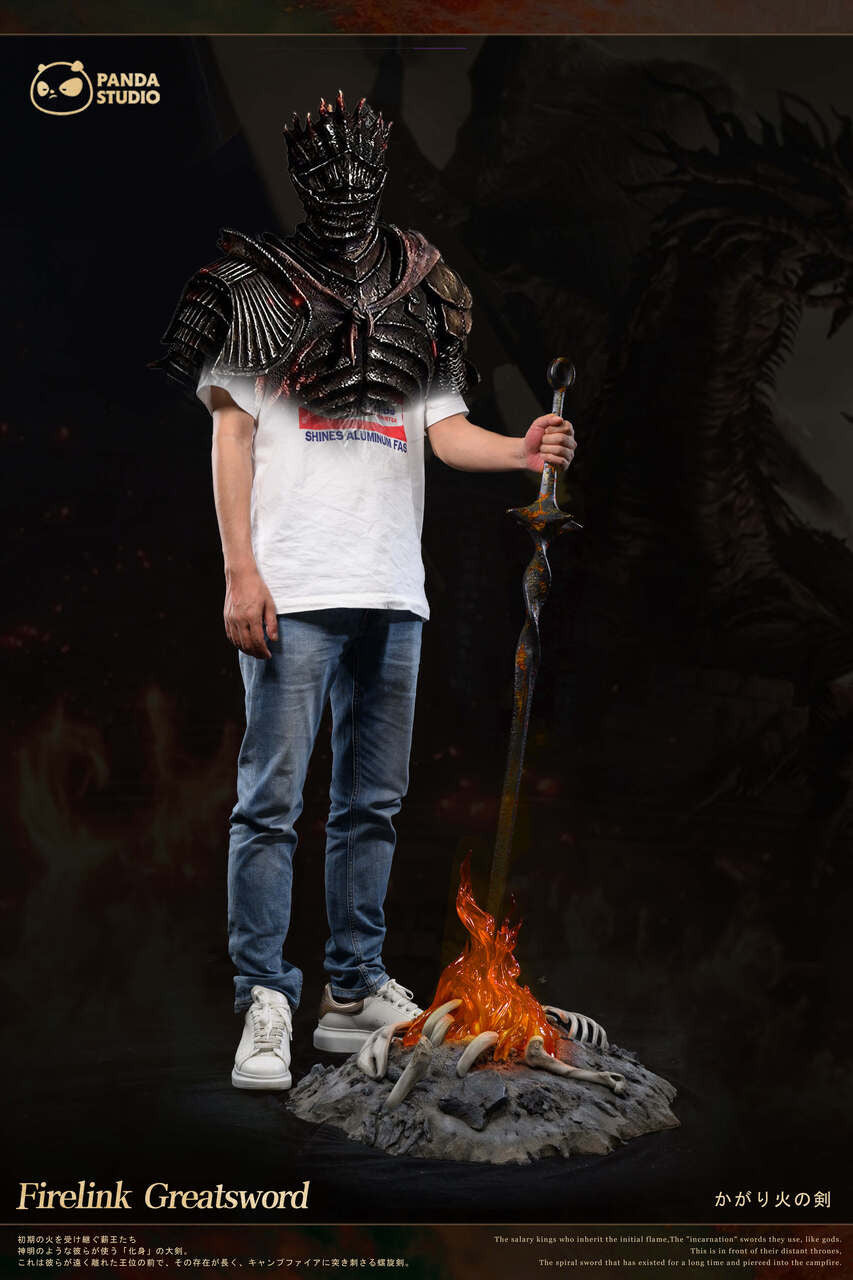 [Warehouse in Stock] Panda Studio - Statue - Elden Ring - FireLink Greatsword