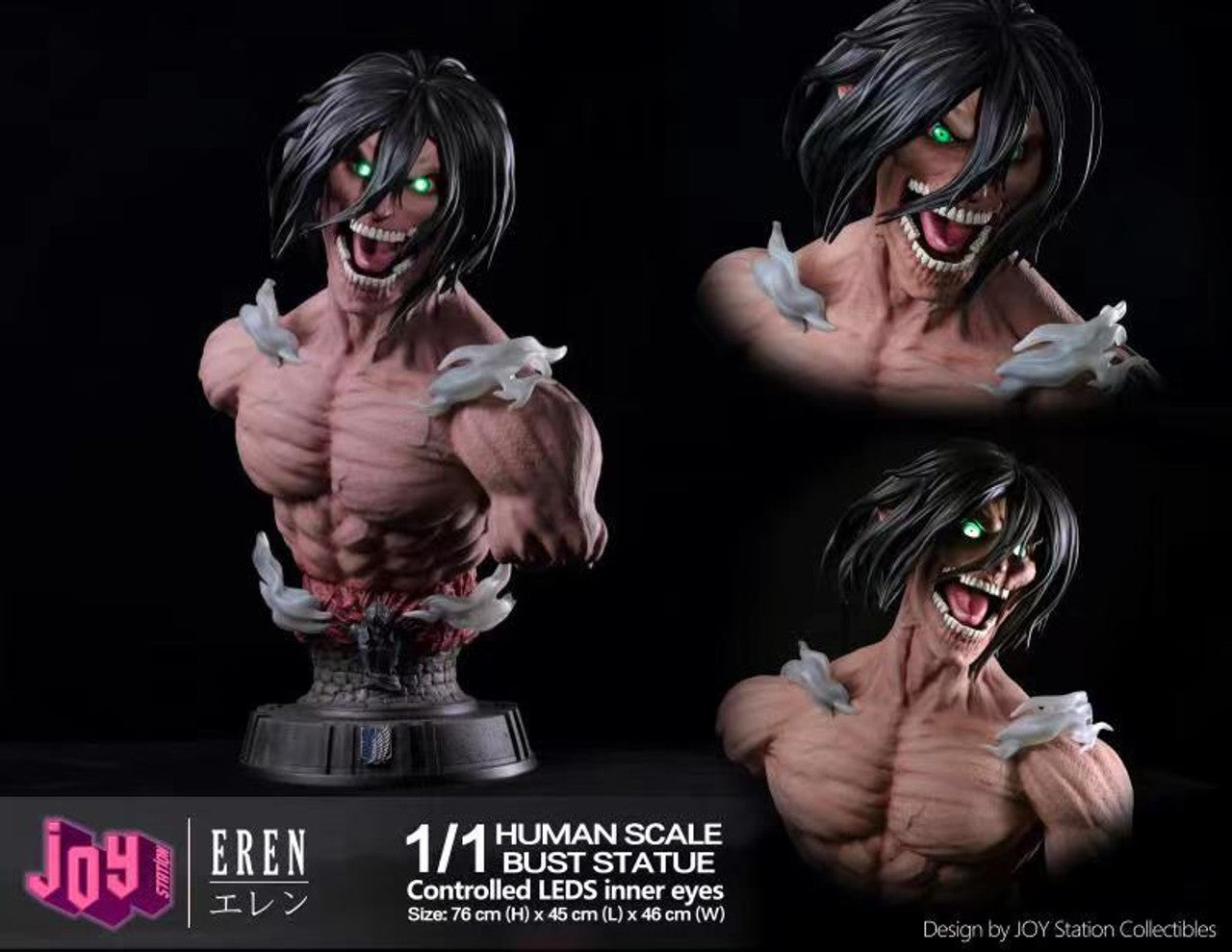 [Warehouse in Stock] JOY STATION Studio - Statue - Attack on Titan - Eren Jaeger Bust