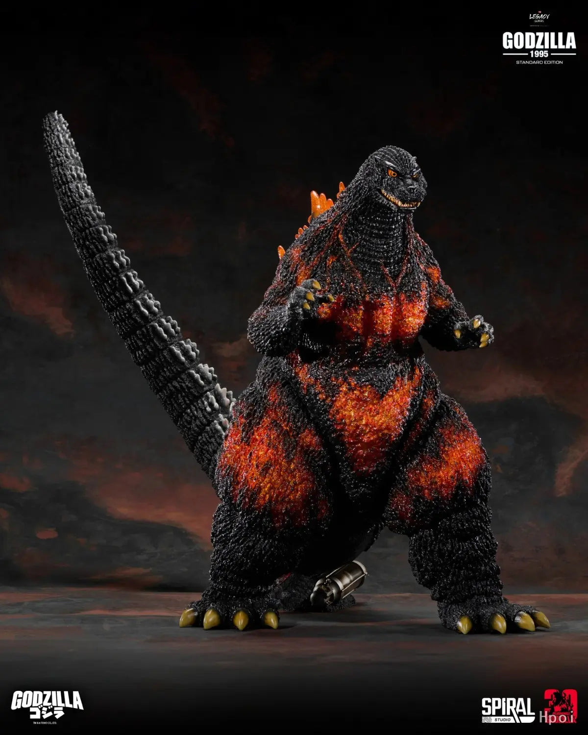 [Pre-Order] Spiral Studio - Statue - Legacy Series Godzilla 1995 Closed-Mouth Version (Licensed)