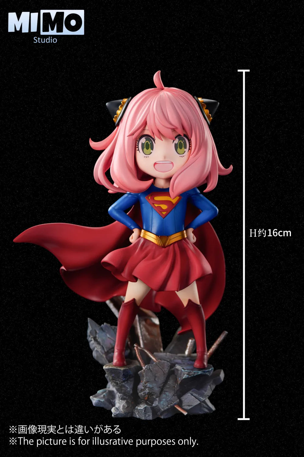 [Warehouse in Stock] Mimo Studio - Statue - Spy x Family - Anya cos Super Girl