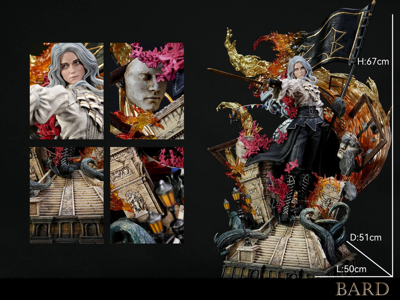 [Pre-Order] Bard Studio - Statue - Clair Obscur: Expedition 33 - Maelle with LED