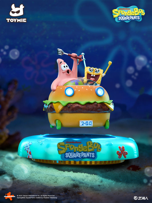 [Pre-Order] TOYMIE - Statue - SpongeBob SquarePants - Krabby patty Magnetic car with LED (Licensed)