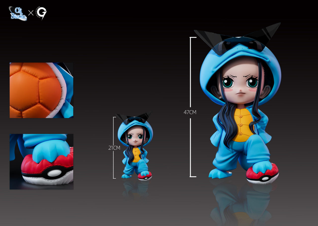 [Warehouse in Stock] Super Guai Studio & Cit Studio - Statue - One Piece - #2 Squirtle Nico Robin