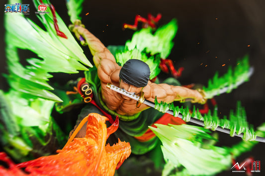[Pre-Order] Jimei Palace & ANIKINGDOM - Statue - One Piece - Roronoa Zoro VS King (Licensed)