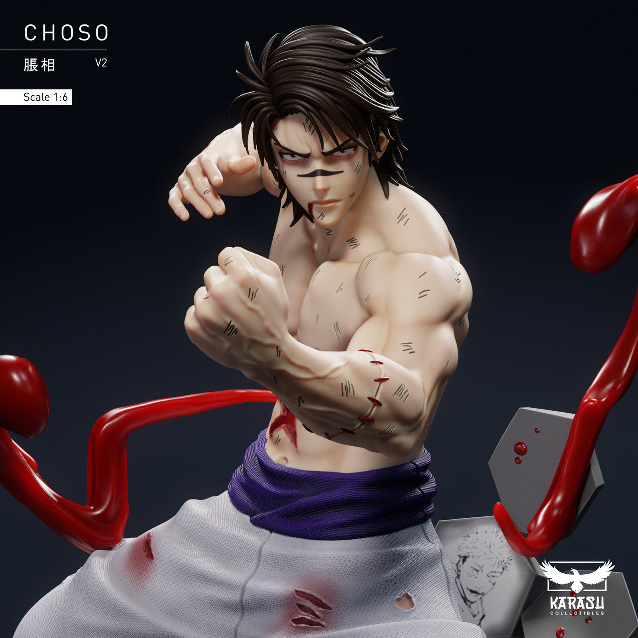 [Pre-Order Closed] Karasu Collectibles - Statue - Jujutsu Kaisen - Choso Kamo