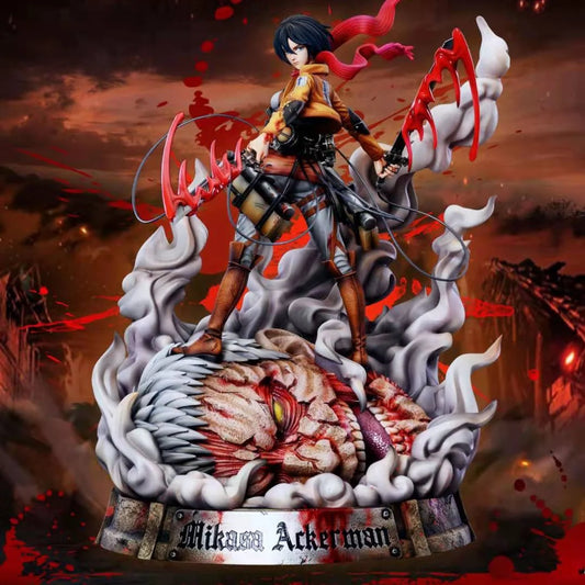 [US in stock] LC Studio - Statue - Attack On Titan - Mikasa Ackerman (Displayed)