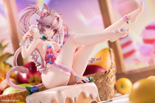 [Warehouse in Stock] HobbySakura Studio - PVC - 1/6 Scale Cake Catgirl Pre-painted Figure (Licensed)