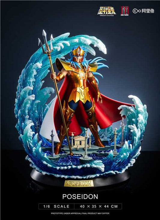 [Pre-Order Closed] Jimei Palace studio - Statue - Saint Seiya - Poseidon with LED (Licensed)