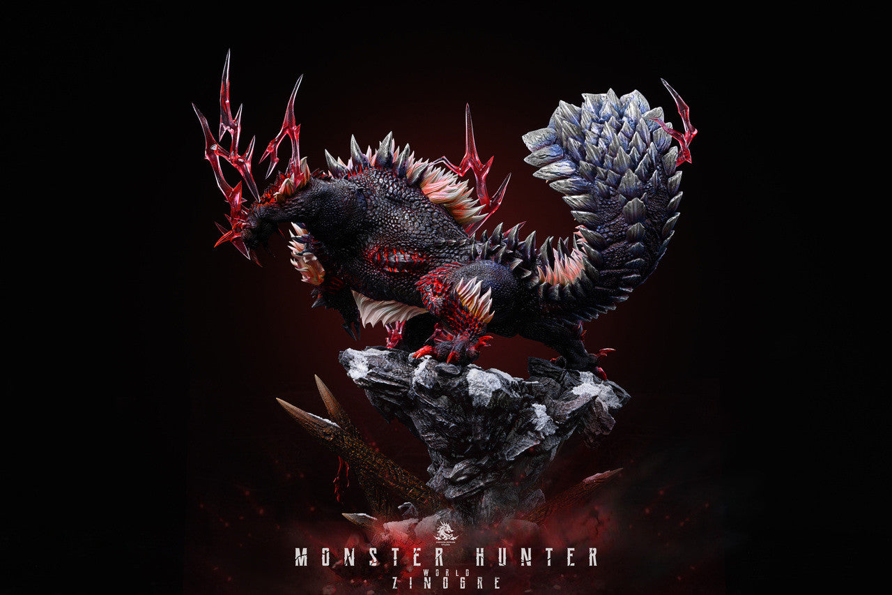 [Pre-Order Closed] Dragon Realm Studio - Statue - Monster Hunter - Zinogre & Stygian Zinogre