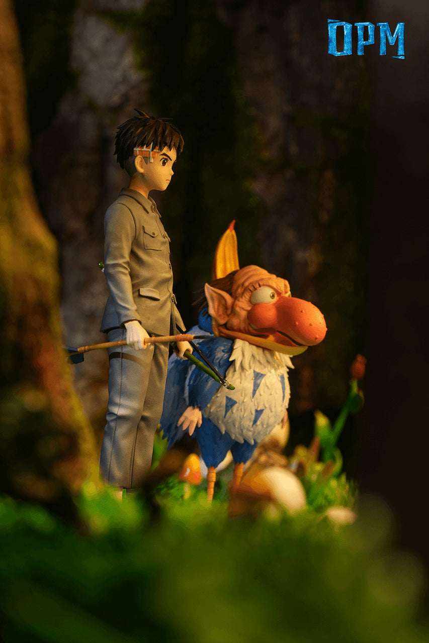 [Pre-Order] OPM Studio - Statue - The Boy and the Heron - Hayao Miyazaki Desktop Series 008 Mahito Maki & Natsuko & Himi & Great Uncle