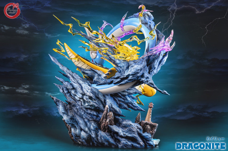 [Warehouse in Stock] Fantasy Studio - Statue - Pokémon - Dragonite Family with LED