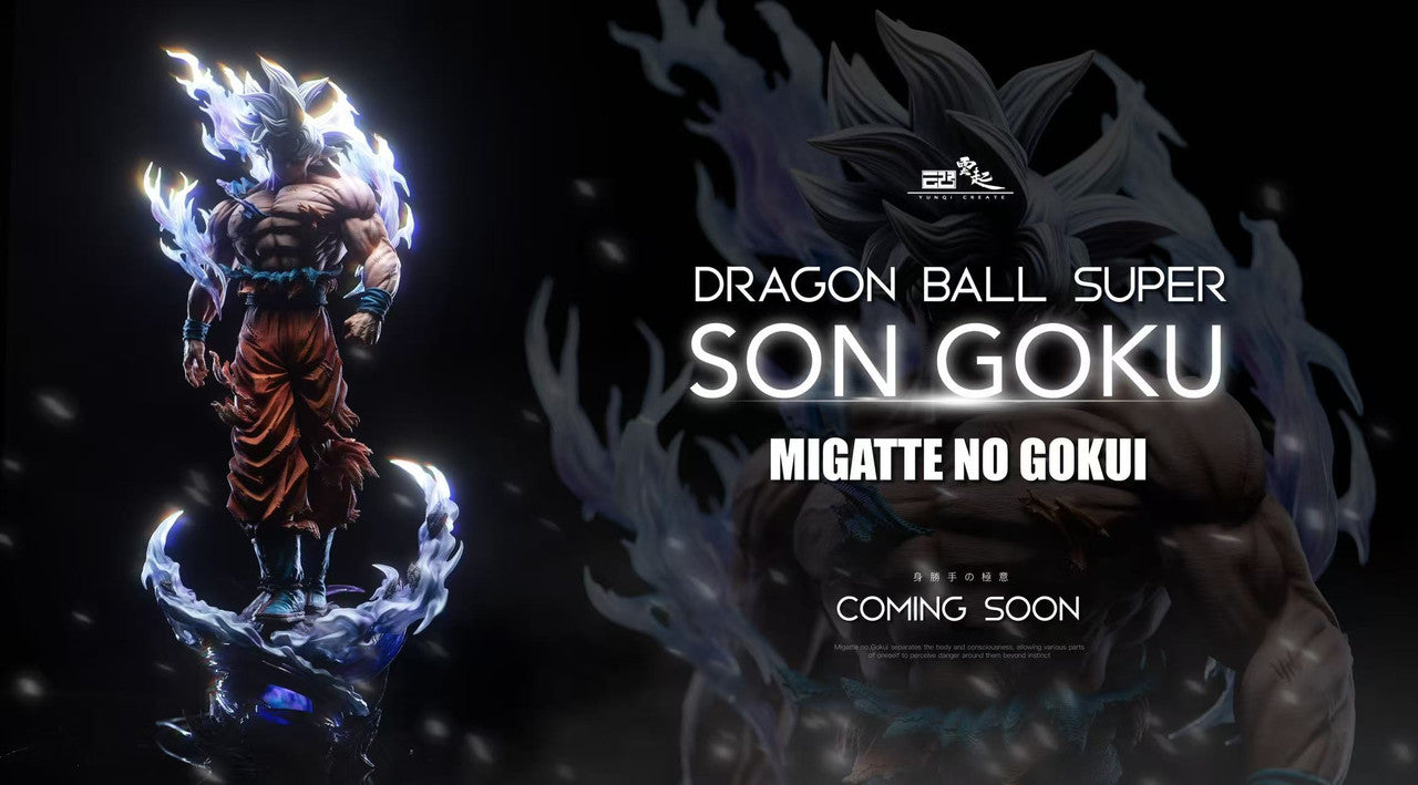 [Warehouse in Stock] YUN QI Studio - Statue - Dragon Ball Light carving series Migatte no Gokui Son Goku