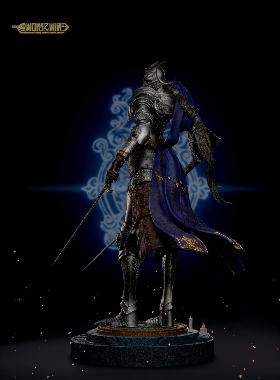 [Warehouse in Stock] Sword X Wing Studio - Statue - Elden Ring - Rellana with LED