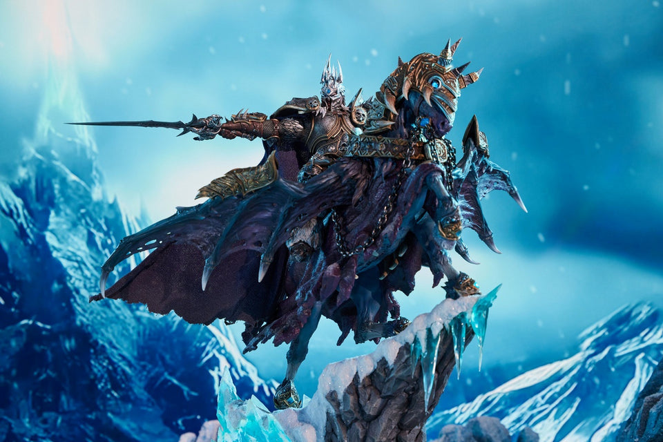 [Pre-Order] BLIZZARD ENTERTAINMENT - Statue - World of Warcraft - Lich King & Invincible Statue BLZ009 (Licensed)
