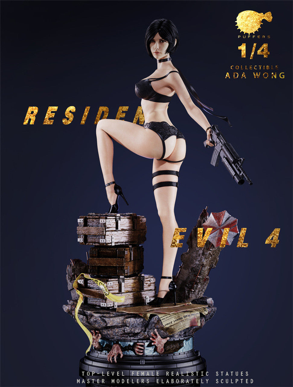 [Warehouse in Stock] Puffer Studio - Resident Evil Ada Wong EX nude ver