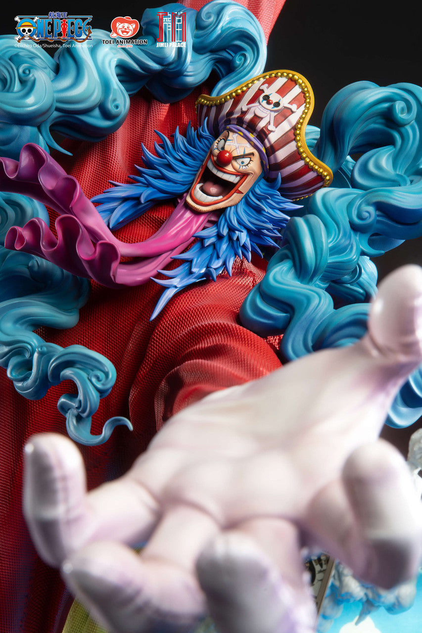 [Pre-Order] Jimei Palace - Statue - ONE PIECE New Yonko BUGGY Limited Edition Statue (Licensed)