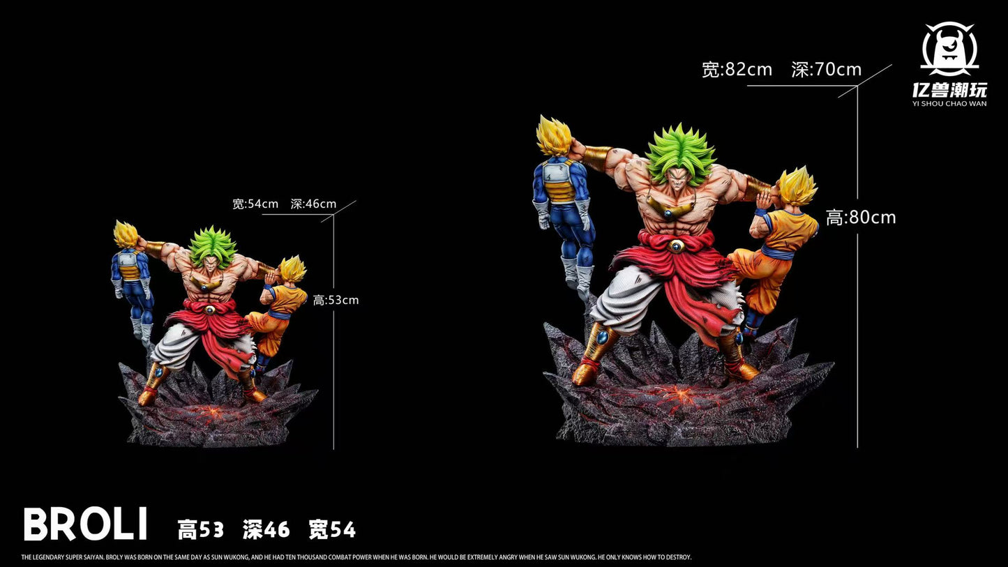 [Warehouse in Stock] YISHOU Studio - Statue - Dragon Ball - Broly VS Goku & Vegeta