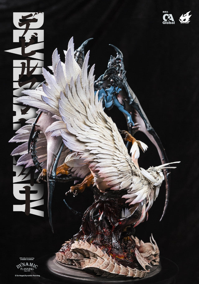 [Pre-Order Closed] HotCat Studio - Statue - DEVILMAN - Jun Fudo vs Ran Asuka (Licensed)
