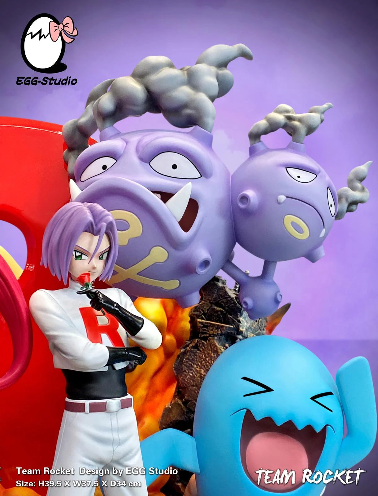 [In stock] EGG Studio - Statue - Pokémon - Team Rocket Jessie and James