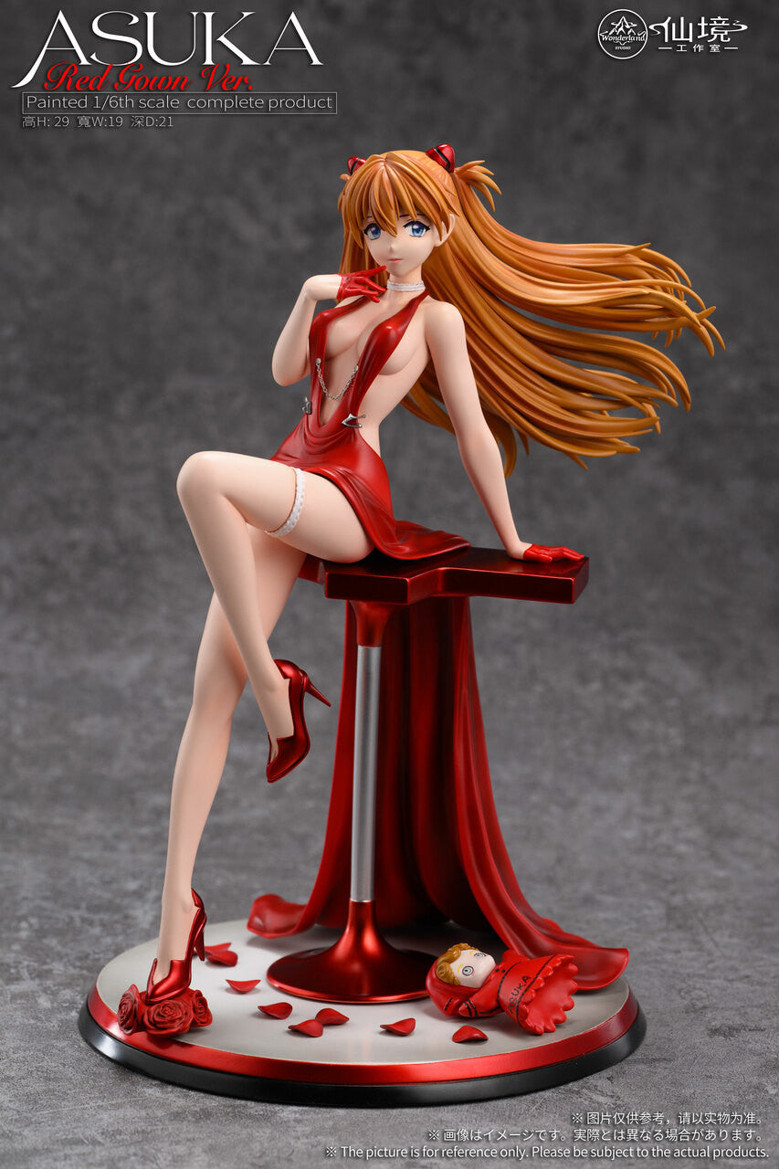 [Warehouse in Stock] Wonderland Studio - Statue - Neon Genesis Evangelion Dress Girl ASUKA