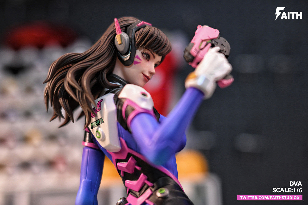 [Warehouse in Stock] Faith Studio - Statue - Overwatch - #1 Game Girl D.va