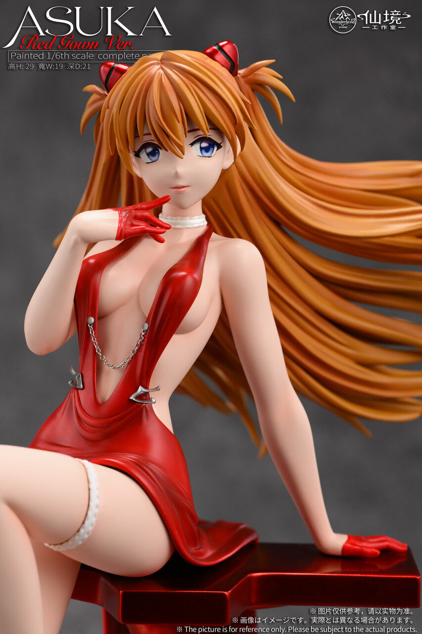 [Warehouse in Stock] Wonderland Studio - Statue - Neon Genesis Evangelion Dress Girl ASUKA