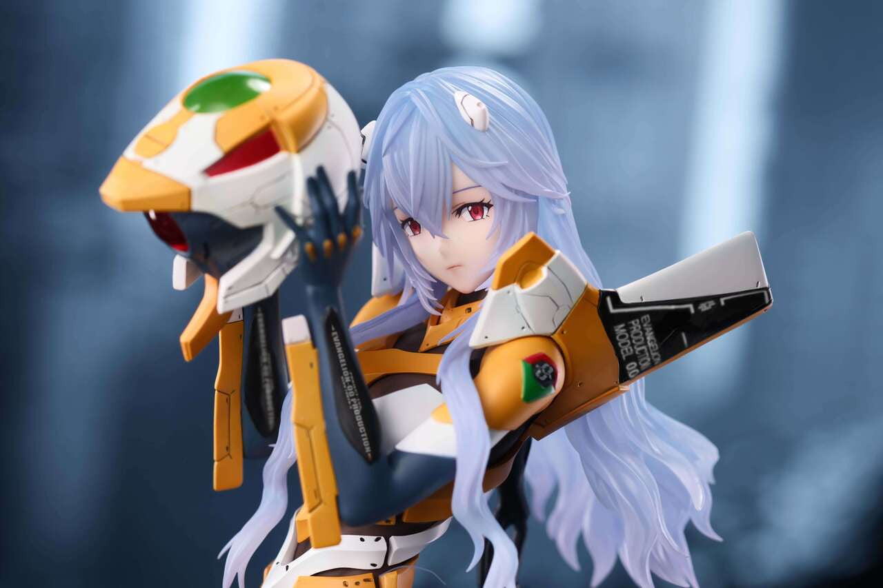 [Warehouse in Stock] Two head version - DreamX Studio - Statue - Neon Genesis Evangelion - EX1-Mecha Rei Ayanami