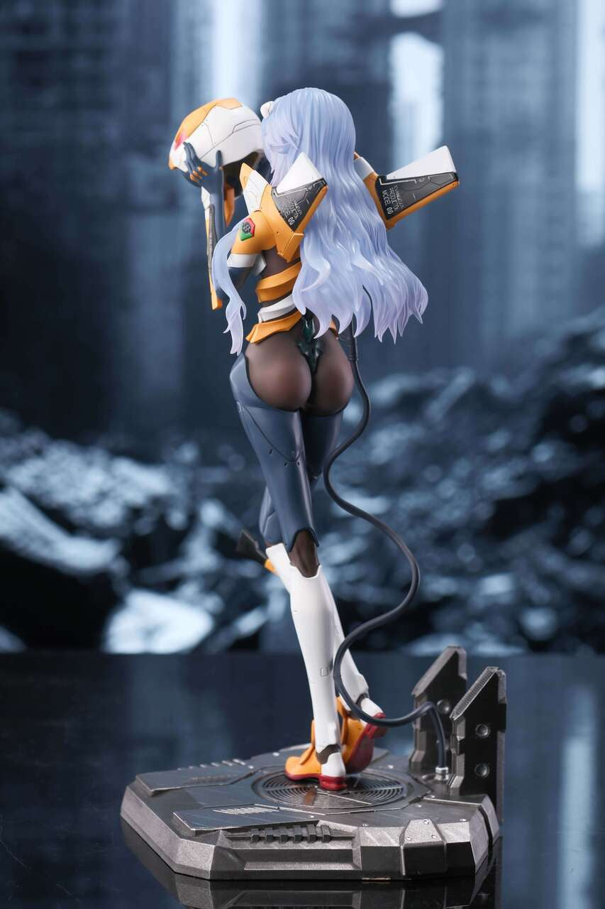[Warehouse in Stock] Two head version - DreamX Studio - Statue - Neon Genesis Evangelion - EX1-Mecha Rei Ayanami