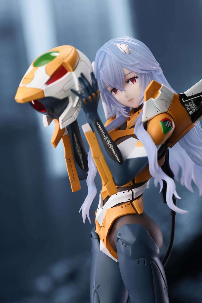 [Warehouse in Stock] Two head version - DreamX Studio - Statue - Neon Genesis Evangelion - EX1-Mecha Rei Ayanami