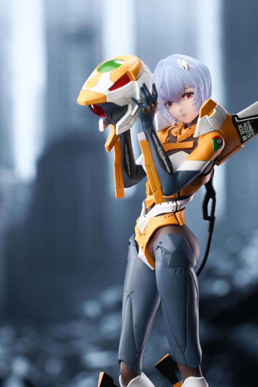 [Warehouse in Stock] Two head version - DreamX Studio - Statue - Neon Genesis Evangelion - EX1-Mecha Rei Ayanami