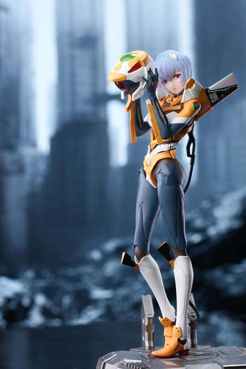 [Warehouse in Stock] Two head version - DreamX Studio - Statue - Neon Genesis Evangelion - EX1-Mecha Rei Ayanami