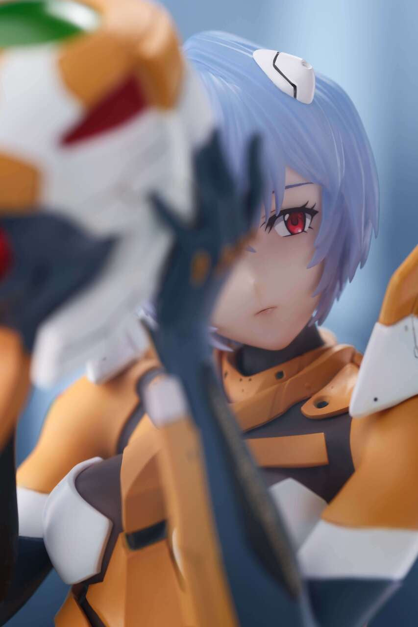 [Warehouse in Stock] Two head version - DreamX Studio - Statue - Neon Genesis Evangelion - EX1-Mecha Rei Ayanami