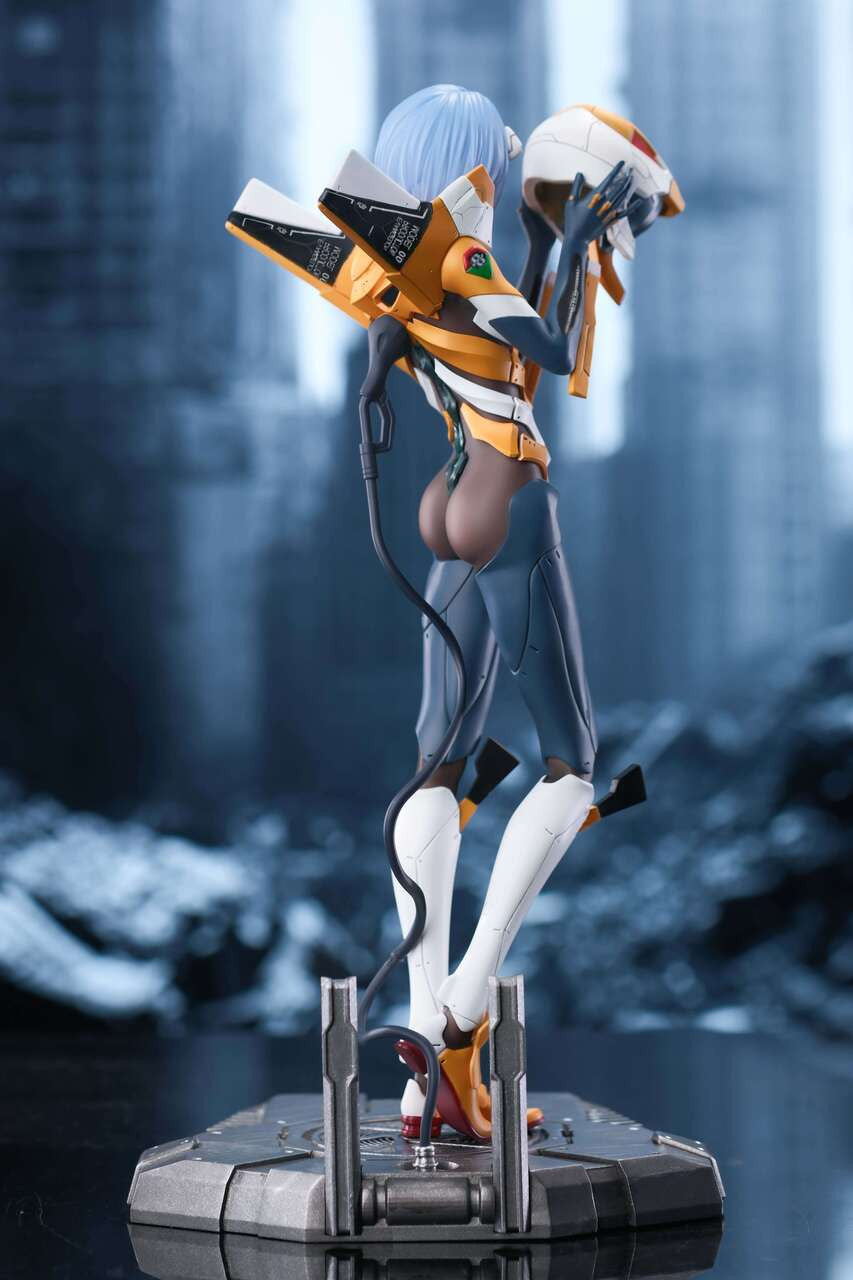 [Warehouse in Stock] Two head version - DreamX Studio - Statue - Neon Genesis Evangelion - EX1-Mecha Rei Ayanami
