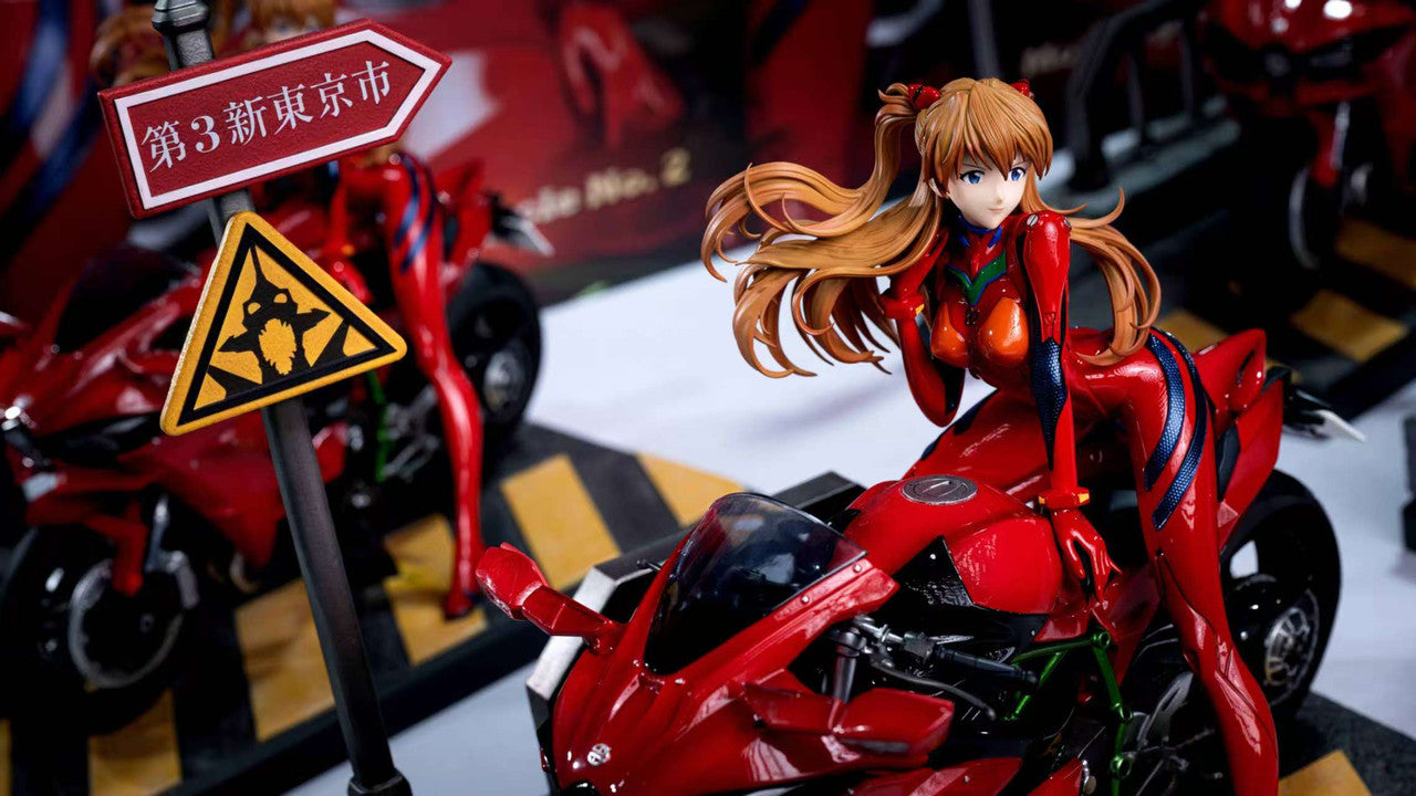 [Warehouse in Stock] KOL Brother Studio - Statue - Neon Genesis Evangelion - Motorcycle Asuka
