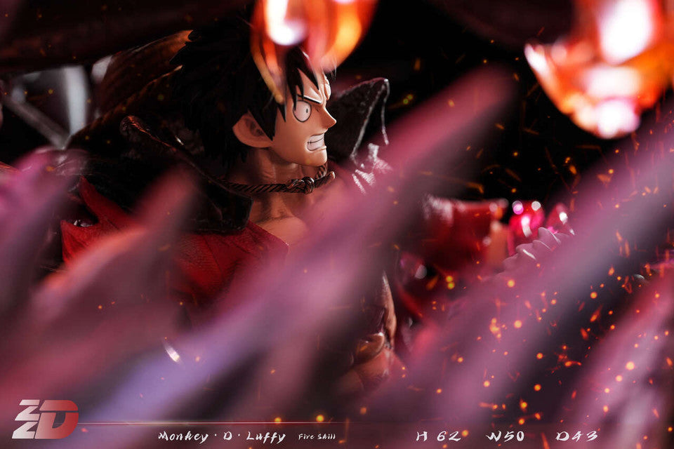 [Warehouse in stock] ZZDD Studio - Statue - One Piece - RED ROC Luffy with LED
