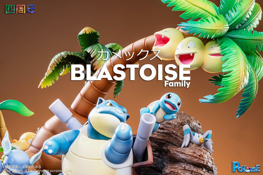 [Warehouse in Stock] Pc House Studio - Statue - Pokémon - Pokémon #1 Blastoise Family