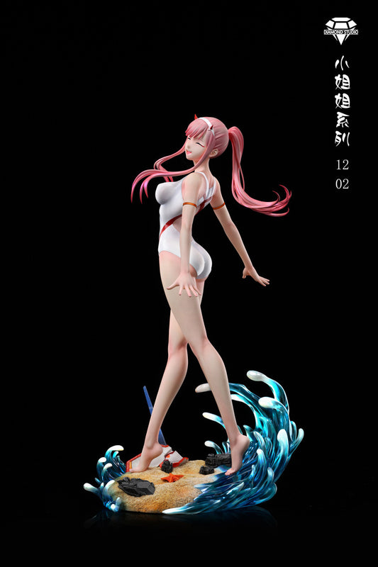 [Warehouse in Stock] Diamond Studio - Statue - DARLING in the FRANXX Little Sister Beach Series Zero Two