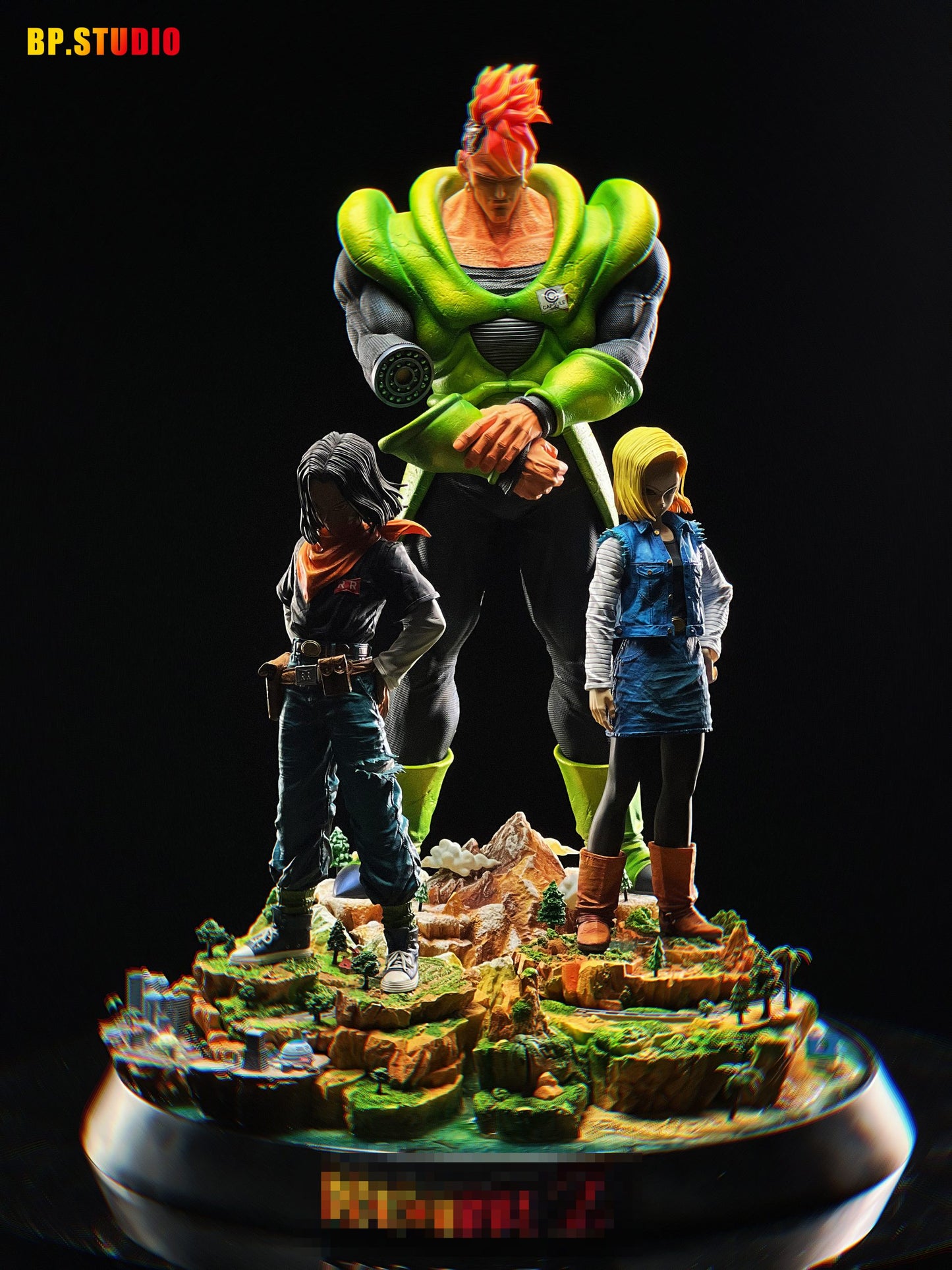 [Pre-Order] BP Studio - Statue - Dragon Ball Z - Androids Saga Combination Base