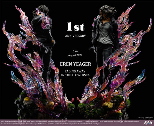 [Warehouse in Stock] EX ver. - Typical Scene Studio - Statue - Attack on Titan - Eren Yeager in the Flower Sea