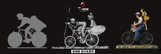 [Warehouse in Stock] T-one Studio - Statue - Bicycle series #01 MY NEIGHBOUR TOTORO
