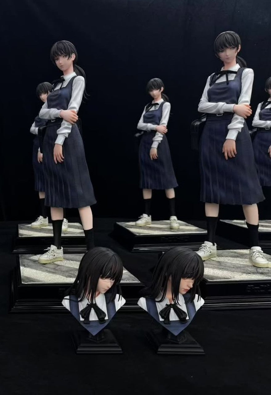 [Warehouse in Stock] HeRa Studio - Statue - Chainsaw Man Mitaka + Yoru + extra two heads