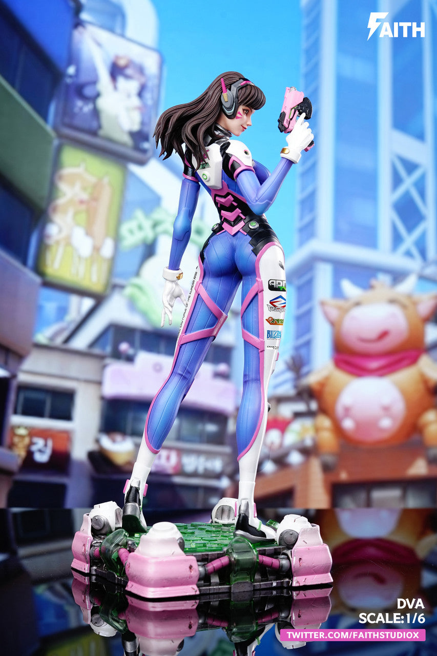 [Warehouse in Stock] Faith Studio - Statue - Overwatch - #1 Game Girl D.va