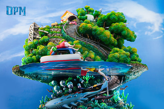 [Warehouse in Stock] OPM Studio - Statue - Ponyo on the Cliff - Ponyo on the Cliff with LED